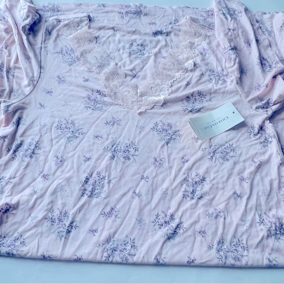 New Charter Club Lace-Trim Floral-Print
Chemise Nightgown Potpourri X small - Picture 6 of 6